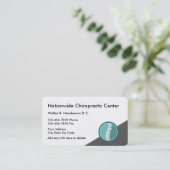 モダンカイロプラクターユニーク名刺 名刺 (スタンド正面)