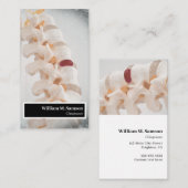 モダンカイロプラクター背骨クローズアップ 名刺 (正面/裏面)