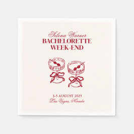 モダンカクテル独身最後の週末 スタンダードカクテルナプキン