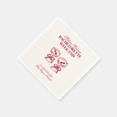 モダンカクテル独身最後の週末 スタンダードカクテルナプキン (角)