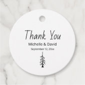 モダンカジュアルシンプルパインツ結婚リー フェイバータグ (正面)