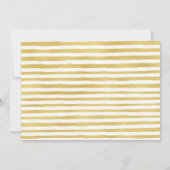 モダンカジュアルスクリプト 卒業パーティー招待状 招待状 (裏面)