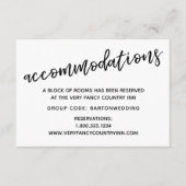 モダンカジュアル手結婚跡 エンクロージャーカード (正面)