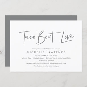 モダンカジュアル,おもしろい,よくはしゃぐブライダルシャワーパーティー 招待状