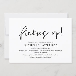 モダンカジュアル,おもしろい,よくはしゃぐブライダルシャワーパーティー 招待状