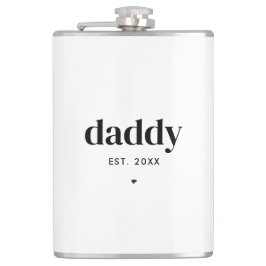 モダンカスタマイズタイポグラフィダディ父の日 フラスク