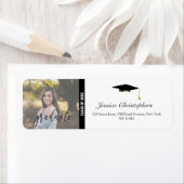 モダンカスタマイズ写真差出人住所 ラベル (インサイチュ)