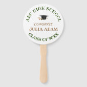 モダンカスタマイズ卒業式ハンドファン ハンドファン (正面)