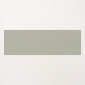 モダンカスタムイニシャル名ダスティージュセージ ヨガマット (裏面(横))