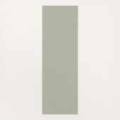 モダンカスタムイニシャル名ダスティージュセージ ヨガマット (裏面)