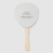 モダンカスタムエレガント写真結婚の ハンドファン (裏面)