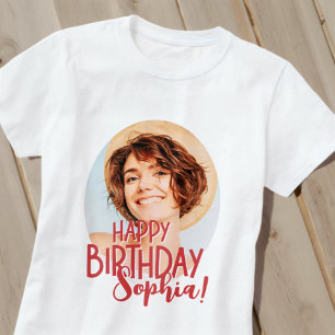 モダンカスタムクールおもしろい誕生日挨拶 Tシャツ