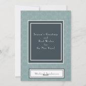 モダンカスタムクールユール(キリスト降誕祭) シーズンカード (裏面)