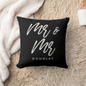 モダンカスタムゲイ夫婦 クッション (ブランケット)