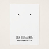 モダンカスタムシンプルイヤリング表示カード (正面)