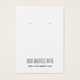 モダンカスタムシンプルイヤリング表示カード