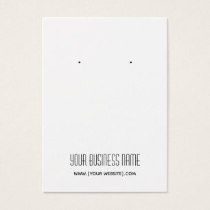 モダンカスタムシンプルイヤリング表示カード