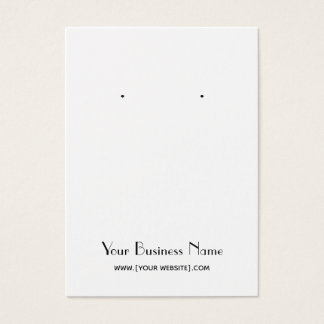 モダンカスタムシンプルイヤリング表示カード