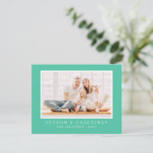 モダンカスタムシンプル写真 シーズンカード (スタンド正面)