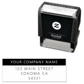 モダンカスタムシンプル差出人住所 セルフインキングスタンプ (インサイチュ)