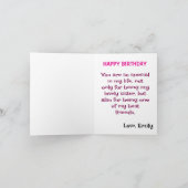 モダンカスタムシンプル誕生日 カード (内部)