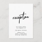 モダンカスタムスタイリッシュ式レセプション エンクロージャーカード (正面)