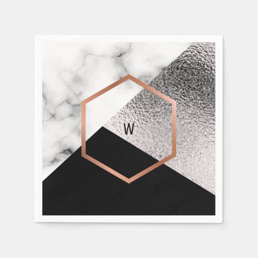 モダンカスタムナプキン スタンダードカクテルナプキン (正面)