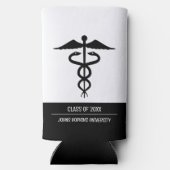 モダンカスタムナースドクター卒業党 スリム缶クーラー (裏面)