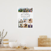 モダンカスタムハッピーバースデーコラージュ ポスター (キッチン)