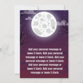 モダンカスタムハロウィン招待状 招待状 (裏面)