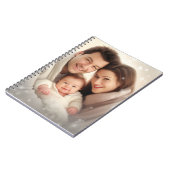 モダンカスタムパーソナライズされた写真ギフト ノートブック (左側)