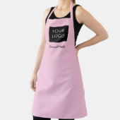 モダンカスタムビジネスのロ淡い色のゴ エプロン (インサイチュ)