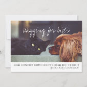 モダンカスタムビジネスロゴ会社イベントパーティー 招待状 (正面)