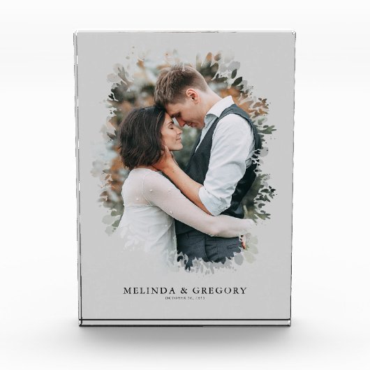 モダンカスタムフォトギフトホームデコール フォトブロック (正面)