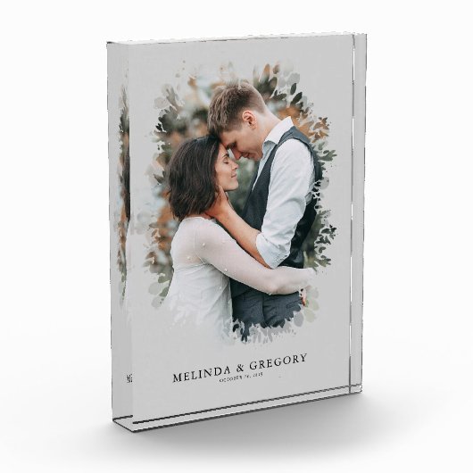 モダンカスタムフォトギフトホームデコール フォトブロック (左)