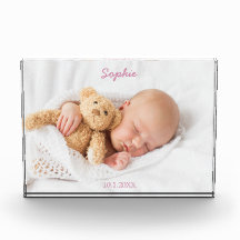 モダンカスタムベビーフォトブロック