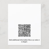 モダンカスタムミニマル実在不動産仲介業者不動産QR チラシ (裏面)