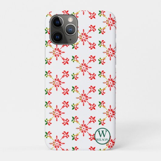 モダンカスタムモノグラム名ポルトガル伝統 Case-Mate iPhoneケース (裏)