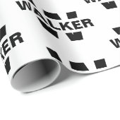 モダンカスタムモノグラム名 ラッピングペーパー (ロールコーナー)