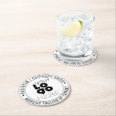 モダンカスタムロクラシックゴ輪型コースター ラウンドペーパーコースター (インサイチュ)