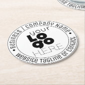 モダンカスタムロクラシックゴ輪型コースター ラウンドペーパーコースター (アングル)