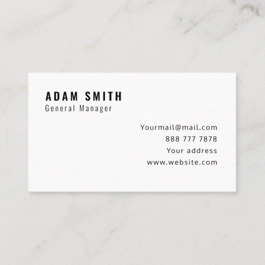 モダンカスタムロゴとQRコード名刺 名刺 (裏面)