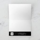 モダンカスタムロゴのビジネス紹介 サンキューカード (内部)