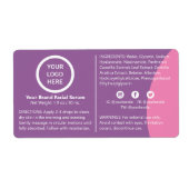 モダンカスタムロゴブランディングシール製品ラベル ラベル (正面)