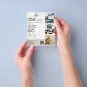 モダンカスタムロゴマーケティング代理業 チラシ (手)