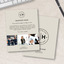 モダンカスタムロゴ写真企業のBusiness Flyer チラシ