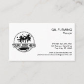 モダンカスタムロゴ 名刺 (正面)