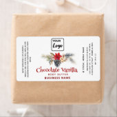 モダンカスタムロゴHoliday business product ラベル (インサイチュ)