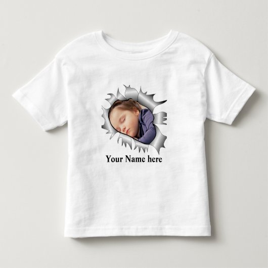 モダンカスタムヴィンテージ写真 トドラーTシャツ (正面)