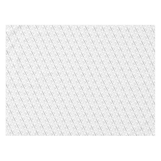 モダンカスタム会社のロゴビジネス促進 テーブルクロス (正面(横))